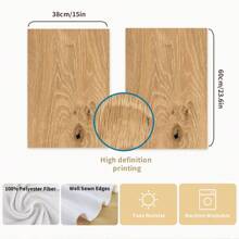 Prosop de mână unic și texturat cu model de lemn, cu gaură realistă pentru noduri, lavetă de vase, lavetă de curățare, prosop, batistă, prosop decorativ, accent perfect pentru bucătărie și sufragerie, potrivit pentru bucătărie, sufragerie, hotel, petrecere