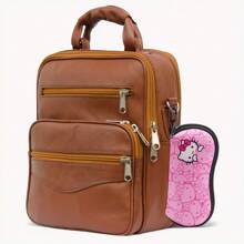 Sanrio 1 pezzo Custodia portaocchiali Hello Kitty - Stile Kuromi, Pompompurin e amici, design a collisione multicolore, design a stampa floreale, con cerniera e gancio, anti-smarrimento e portatile, custodia per occhiali in tessuto morbido e antiurto, adatta per riporre occhiali alla moda e vari piccoli oggetti, regalo di stile per le donne, riutilizzabile, ottimo regalo piccolo per Natale, Ognissanti, compleanni e feste tra amici