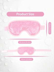 可重复使用的冷却凝胶眼罩 - 放松冷热，保湿 PVC 冰袋适合所有皮肤类型，旅行必备冷热敷眼罩，多功能眼罩，冷却美容眼罩，毛绒冰袋睡眠眼罩，美容，护肤产品，水疗，自我护理，护肤工具，面部护理，美容师用品，按摩，面部按摩工具，面部滚轮，冰滚轮，冰滚轮面部 - 彩色 - 查看 9