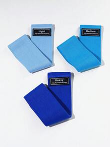 1 件臀部阻力带，适合日常锻炼 - 藍色 - 查看 4