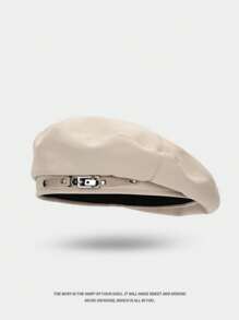 1. Jesienno-zimowy beret w stylu vintage w kolorze czarnym, mały ośmiokątny kapelusz malarza, odpowiedni do noszenia na co dzień i jako jesienny dodatek do szkoły