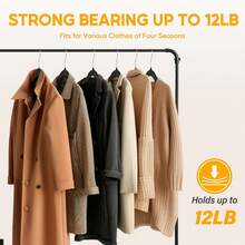 Heavy Duty Velvet Hangers 70 Pack, Non-Slip Clothes Hangers With Shoulder Notches, 360° Swivel Hooks, Coat Suit Hangers For Closet Space Saving, Black,9233403 - 淺粉色 - 查看 5