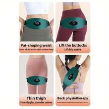 Abdominal Massager And Vibration Slimming Machine, 5 Intensity Levels And Modes, Slouchy Fitness Equipment For Exercising Abdomen And Legs - Full Body Portable Massage Device, With USB Charging, Relieves Fatigue On Back/Arms/Legs, Essential For Sports And Fitness, Suitable For Home And Gym Use, Ideal Holiday Gift - Multicolor - View 5