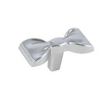 6件装（4色）欧式现代蝴蝶结拉手儿童房彩色拉手橱柜衣柜浴室抽屉门把手