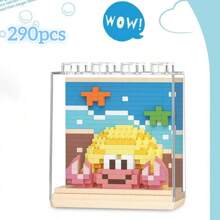 Tiny Particle Toy Building Block Set Plastic Ocean Creatures Series, Suitable For Festivals, Birthdays, And School Openings. Fun Pet Blocks, Interesting Mini-Challenging Blocks, Exercise Hands-On Skills, Building Block Set, DIY Creative Home Decor And Room Decoration Toy, Educational Science Toy, Adult Building Block Set Gift, Suitable For Festive Gifts, Birthday Gifts, New Year's, Chinese New Year, Valentine's Day, Easter, Mother's Day, Father's Day, Friends' Gifts Room Decoration