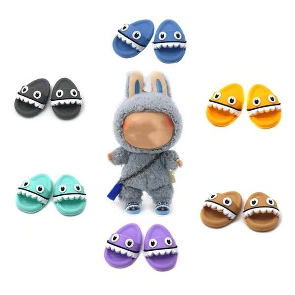 17cm Lindas Pantuflas de 9 Dientes, Compatibles con la Muñeca BJD , Accesorios Decorativos