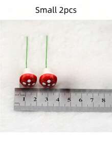 مجموعة من 2 قطعة من ديكور الفطر الاصطناعي، ملحقات فطر اصطناعي واقعية ملحقاتها Y، زينة حديقة، دعائم تصوير، ديكورات الفطر الأحمر، مناسبة للمنزل الحديث، والفراغ وحديقة صغيرة ديكور المناظر الطبيعية، فطر صناعي صغير، بلورات فطر التضاريس، صندوق نباتي، حديقة الجنية، مخطط