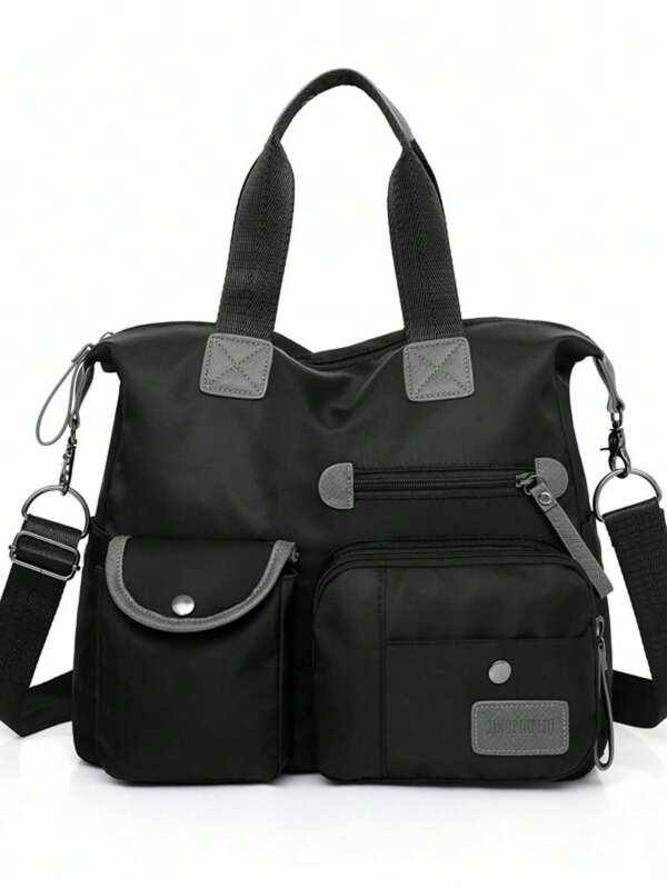 Women Shoulder Bag Nylon Handbags Waterproof Crossbody Bag Large Capacity Multifunctional Tote Trave