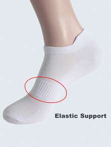 1/3/6 par męskich skarpet bawełnianych wysokiej jakości, duży rozmiar EU47-50, dostępne skarpetki z niskim wycięciem do kostki, z dodatkiem elastanu, niewidoczne, odpowiednie do uprawiania sportu lub codziennego użytku, skarpetki jesienne - Wielokolorowe - Zobacz 4