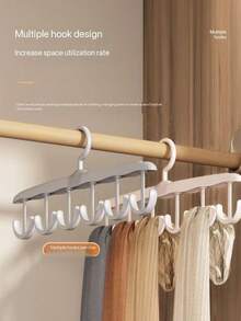 1件/3件/12钩塑料衣架套装：节省空间的衣橱收纳架，可用于收纳文胸、背心等衣物。多功能12钩设计，最大限度利用衣柜空间。轻便耐用的塑料材质，使衣物整齐展示，减少褶皱。非常适合宿舍、公寓、小型衣橱、旅行和日常使用。高效收纳内衣和配饰，防止衣架滑落。安装简便，可折叠，方便旅行携带。半透明表面，可堆叠收纳，打造整洁衣橱。 - 彩色 - 查看 3