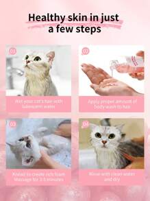 GJYC PET Cat Colognes Shampoo - Grooming Supplies for Soft and Shiny Coat - Classic Fresh Scent, Long lasting fragrance - 5.07 fl oz
