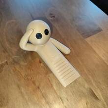 1 件简约装饰可爱门挡，3 种表情选项，创意趣味装饰门挡，适用于客厅、卧室、浴室，独特的楔形门挡 - 彩色 - 查看 9