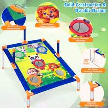 Subao Bean Bag Toss Game3 In 1 Cornhole Set Outdoor Games Sports And Outdoors Play Toys For Toddler Boys Girls 3 4 5 6 7 8 9 Ring Toss Game For Yard Lawn Party Family Toys Gifts For Age 3+ - đầy màu sắc - Xem 5