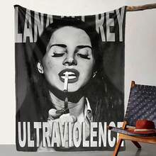 1 件舒适的 Lana Clarkson 图案法兰绒毛毯、卧室装饰、野餐垫、旅行毯、羊毛毯、床毯、盖毯、毛绒毯、休闲毯、秋季毯、夏季被子、卧室地毯、柔软毛毯、沙发套、凉爽羊毛、柔软涤纶针织设计、多用途、可机洗、床上用品、蓬松毛毯和休闲毛毯、居家和旅行的理想礼物、生日、周年纪念、送给家人和朋友的日常礼物、生日毛毯礼物