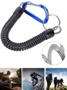 2 Peças Cordas Anti-Perda para Pesca - Acessórios Antiderrapantes para Mochila de Camping e Caminhada Ao Ar Livre, Chaveiro/Bolsa de Troca