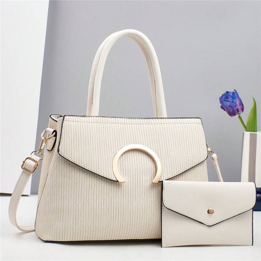 Women Shoulder Bags - 卡其 - 查看 1