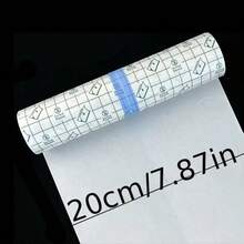 3 rollos de vendaje adhesivo transparente y elástico, vendaje impermeable, vendaje para tatuajes, película transparente redonda, vendajes adhesivos transparentes para ducharse y tatuajes - Blanco - Ver 12