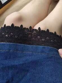 1 Yard Lace Embroidery, Water-Soluble Lace Accessories, Handmade DIY Clothing, Skirt Hem Decoration Border, 9cm