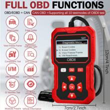 Enhanced Universal OBD Scanner Car Engine Fault Code Reader CAN Diagnostic Scan Tool, Read And Clear Error Codes For 1996 Or Newer OBD2 Protocol Vehicle