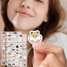 260/390/450片新款猫咪祛痘贴，遮盖瑕疵和痘印，化妆必备，开学必备化妆品 - 彩色 - 查看 2