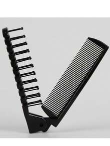 1 Peça Pente Dobrável Portátil para Viagem, Pente Antiestático de Dois Lados para Penteado Diário de Cabelo e Barba, Acessório Essencial para Volta às Aulas, Viagens e Férias, Cuidados com o Cabelo Feminino - Multicolorido - Visão 4