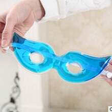 1 件装软凝胶眼膜，双眼皮护理，眼部睡眠，遮瑕美容亲肤眼膜，冷热疗法眼膜