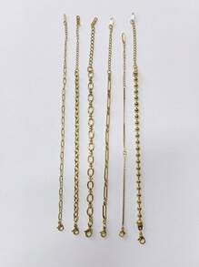 1pc Stainless Steel Metal Beaded Bracelet, Paper Clip Bracelet, Delicate Chain Bracelet, Minimalist Design, Suitable For Daily Wear, Travel And Gift, Accessory For All Seasons