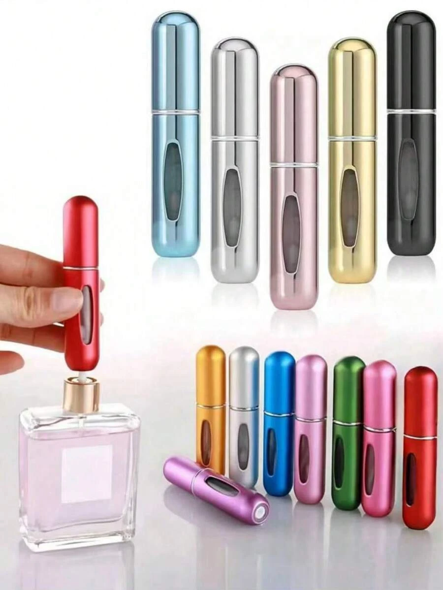 10 bình xịt nước hoa 5ml có thể nạp lại, bình xịt mini cầm tay, bình xịt nước hoa Cologne, bình nước hoa mini chống rò rỉ. Thích hợp cho đi chơi đêm, du lịch, tiệc tùng và hẹn hò. - Nhiều màu - Xem 1