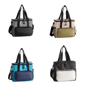 30x27x18cm 13L Outdoor Large Capacity Multifunctional Cooler Bag, Portable Lunch Box, Insulated, Suitable For Camping, Picnic, Fresh Keeping Lunch Bag Lunch Bags Insulated Lunch Bag Lunchbox For Women For Men Travel Essentials