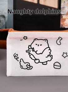 Nova bolsa pequena feita à mão com grafite de capivara, bolsa para guardar moedas faça você mesmo, bolsa de armazenamento com porta-cartões pintado de alta qualidade, bolsa de armazenamento durável feita por você mesmo