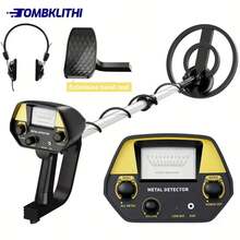 12-Inch High-Sensitivity Coil Gold Detector, Deep-Search Metal Detector, Professional Treasure Hunting For Beginners - Suitable For Finding Lost Valuables, Beach Treasure Hunting, Comes With Two 9V Batteries, A Perfect Holiday Gift - màu đen - Xem 1