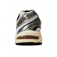 Asics 男士 GEL-1130 休闲鞋低帮运动鞋 1201A256-113 - 黑與白 - 查看 4