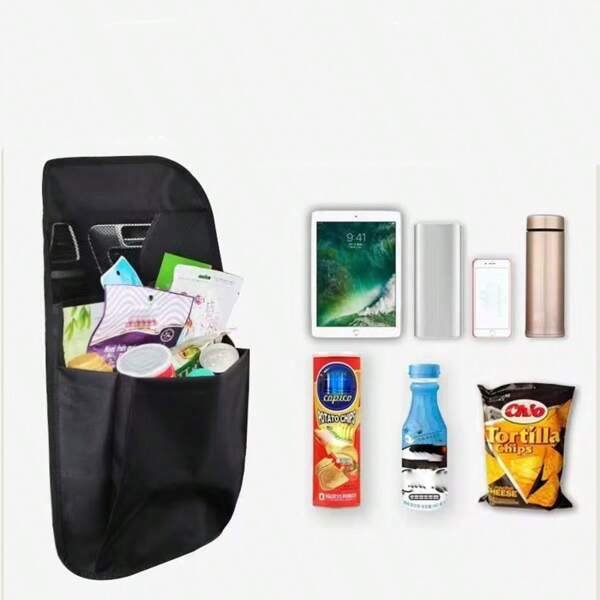 Bolsa de almacenamiento multifuncional de tela Oxford para el asiento del coche, para almacenamiento de mujeres, artículos esenciales de viaje, almacenamiento en el dormitorio de vuelta a la escuela