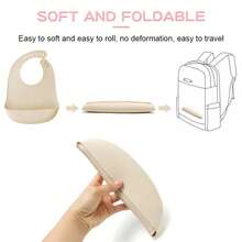 Customized Baby Silicone Bib, Infant Feeding Saliva Towel - Multicolor - View 8