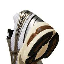 Asics 男士 GEL-1130 休闲鞋低帮运动鞋 1201A256-113 - 黑與白 - 查看 5