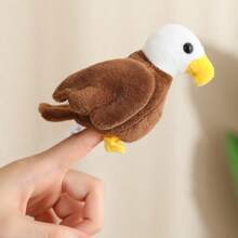 1 Piece Mini Plush Finger Puppet, Cute Animal Dolls, Marine Animal Plush Toys, Classroom Storytelling Props, Drama Performance Parent-Child Activities Three Little Pigs Story, Party, Birthday Gift, Christmas