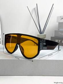 Gafas de moda envolventes y sobredimensionadas de estilo retro, gafas de estilo vintage elegante para pareja, para eventos al aire libre, uso diario, diseño casual y sencillo para verano, playa, vacaciones y viajes - Multicolor - Ver 11