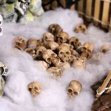 20/40Pcs Gothic Skull/ Mushroom Sculptures Collectable Halloween Decoration Skeleton / Mushroom Ornament Landscape Garden Potted Home Decor Room Decor