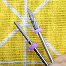 Easy Nail 1/2 piezas Brocas de carburo profesionales XXF de 3/32" 5 en 1, brocas de acero de tungsteno de alta gama, brocas para cutículas que eliminan rápidamente para manicuristas, salón de uñas, manicura, pedicura, pulido de gel - Multicolor - Ver 3