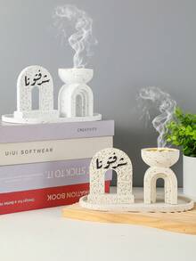 مجموعة واحدة من الشعلة البخور والزينة الزخرفية. حامل البخر، الحرق البرك، فروج المنزل، ديكور المنزل. إنه مناسب لتزيين المنزل والنوم وغرف المعيشة (As قطعة مركزية ديكور)، المكاتب، Yogaues، والحفلات، - At an elegant Atm. يمكن استخدامه أيضًا لتزين المعبد. هذا الإحراق أو الإشعال.