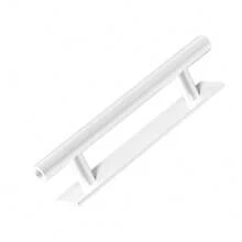 1 件条形自粘式橱柜把手，ABS 塑料门拉手，易于剥离和粘贴，适用于衣柜和家具抽屉，橱柜配件