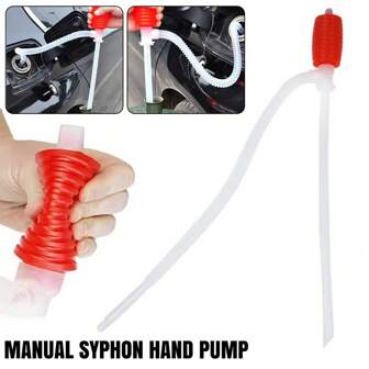 3pc Manual Syphon Hand Pump Siphon Liquid Transfer Fuel  Petrol & Water
