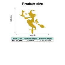 一件万圣节草坪装饰，完美装点露台、庭院和花园，营造标志性的万圣节氛围——打造一个引人注目的主题角落，尽情享受节日乐趣！无论您是想装饰自己的院子，还是想寻找一份出彩的节日礼物，这款必备装饰品都能满足您的所有需求。易于造型，瞬间营造氛围，保证让您印象深刻——立即入手，提升您的万圣节精神！