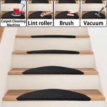 4/7/15 szt. nakładek na schody, antypoślizgowe, 65 x 24 cm, i komfort w domu, trwałe maty schodowe do użytku wewnątrz pomieszczeń