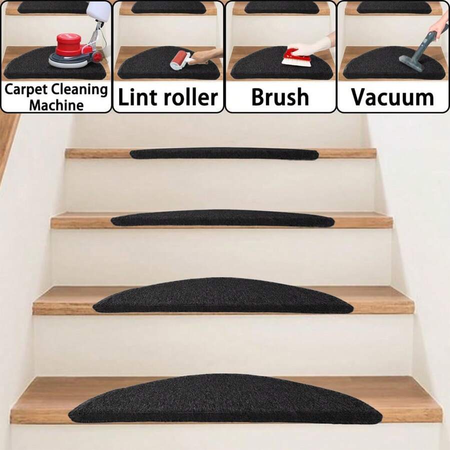 4/7/15 szt. nakładek na schody, antypoślizgowe, 65 x 24 cm, i komfort w domu, trwałe maty schodowe do użytku wewnątrz pomieszczeń