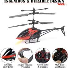 Remote Control Hovering Helicopter, Rechargeable RC Drone, Mini Interaction Airplane Toy, Fun Birthday Or Holiday Gift