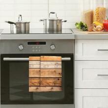 Prosop de mână unic și texturat cu model de lemn, cu gaură realistă pentru noduri, lavetă de vase, lavetă de curățare, prosop, batistă, prosop decorativ, accent perfect pentru bucătărie și sufragerie, potrivit pentru bucătărie, sufragerie, hotel, petrecere