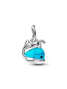 Disney 1 pieza de colgante de cuenta de plata de ley 925, adecuado para pulsera DIY original, regalo de joyería de moda para el cumpleaños o compromiso de la mujer, modelo de alta