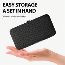 2Set (19pcs/Set) TOE NAIL CLIPPERS CUTTER SET PODIATRY PEDICURE KIT HEAVY DUTY FOR THICK NAILS - Black - View 7