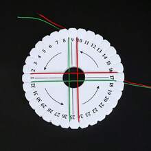 2pcs/Pack Braiding Disk Round Square Beading Cord Disc Braiding Braided Plate DIY Bracelet Loom Weaving Board - Rope Braiding Machine - View 5